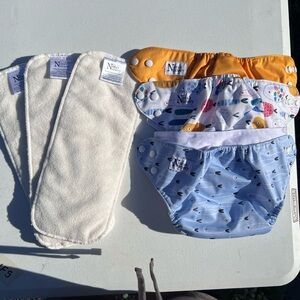 Cloth diapers Nora’s nursery